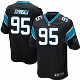 Nike Men & Women & Youth Panthers #95 Charles Johnson Black Team Color Game Jersey,baseball caps,new era cap wholesale,wholesale hats